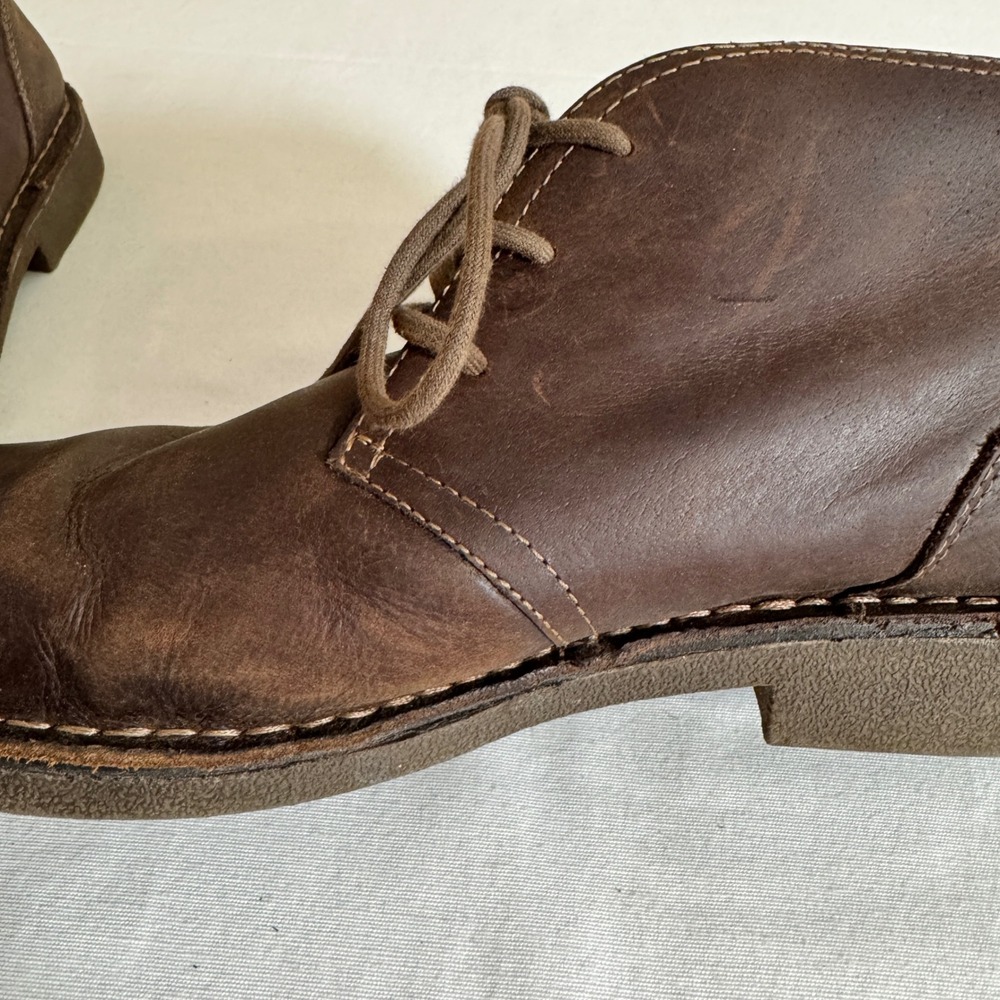Dockers Mens Brown Leather Tussock Chukka Boots Desert Lace Up 90-28459 Size 13M - Picture 10 of 11